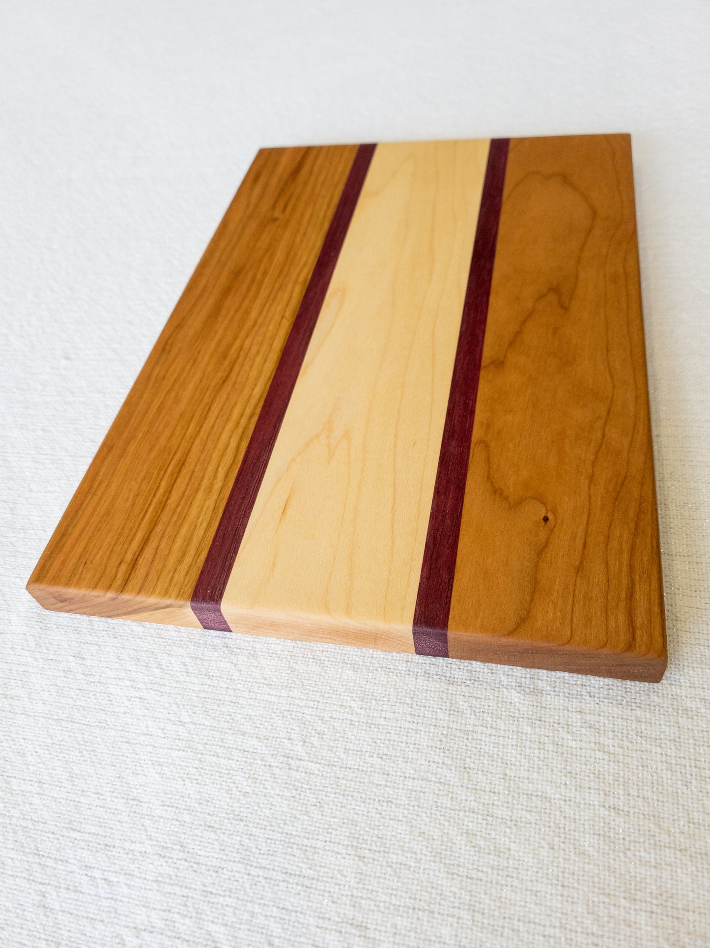 Cutting Board - Cherry, Hard Maple, Purple Heart