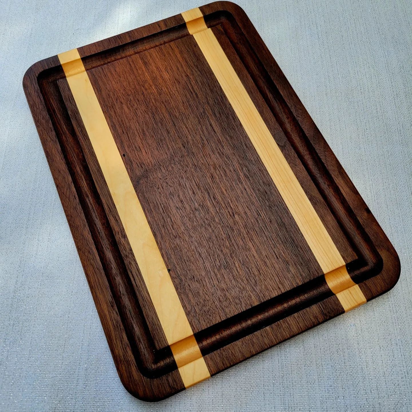 Cutting Board - Dark Walnut and Hard Maple